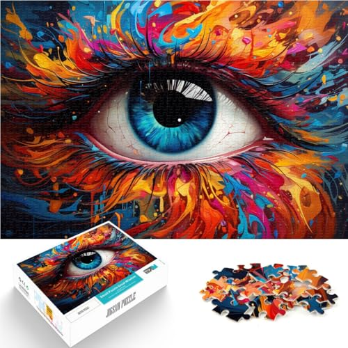 für Erwachsene Puzzles zum Ausmalen von Augen, 1000 Teile Puzzles 14,96 Zoll x 20,47 Zoll, Papppuzzles für Erwachsene und Kinder ab 14 Jahren, Puzzle, Mitmachspiel für Erwachsene Puzzles zum Ausmalen von Augen, 1000 Teile Puzzles 14,96 Zoll x 20,47 Zoll, Papppuzzles für Erwachsene und Kinder ab 14 Jahren, Puzzle, Mitmachspiel von SYUNFEI