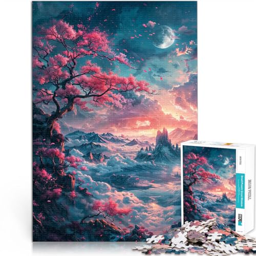 japanische Landschaft 1000-teiliges Puzzle für Teenager lustige Spiele für die ganze Familie Geburtstagsgeschenke 38x26cm von SYUNFEI