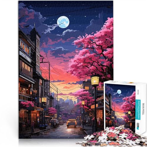 japanische Straße bei Nacht 1000-teiliges Puzzle für Erwachsene Denkspiel Jedes Stück ist einzigartig – Anspruchsvolles Familienspiel 38x26cm japanische Straße bei Nacht 1000-teiliges Puzzle für Erwachsene Denkspiel Jedes Stück ist einzigartig – Anspruchsvolles Familienspiel 38x26cm von SYUNFEI