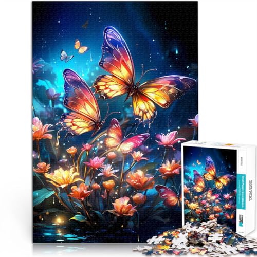 schöner Schmetterling 1000-teilige Puzzles für Teenager Anspruchsvolles Spiel und Familienspaß Tolles Geschenk für Spiele 38x26cm von SYUNFEI