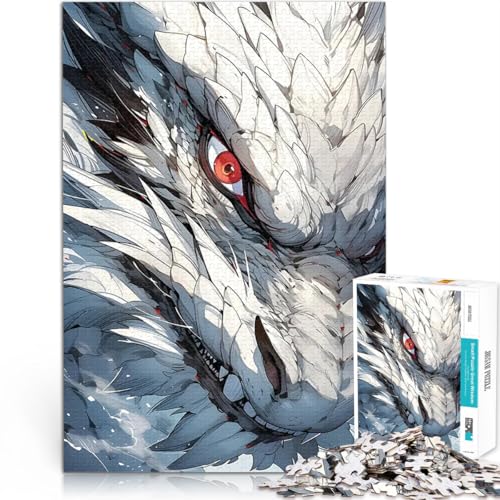 weißer Drache Puzzle 2000 Teile für Jugendliche Trainieren Sie Ihr Gehirn und Ihre Hände Geburtstagsgeschenk, Geschenke, Wandkunst 70x100cm weißer Drache Puzzle 2000 Teile für Jugendliche Trainieren Sie Ihr Gehirn und Ihre Hände Geburtstagsgeschenk, Geschenke, Wandkunst 70x100cm von SYUNFEI