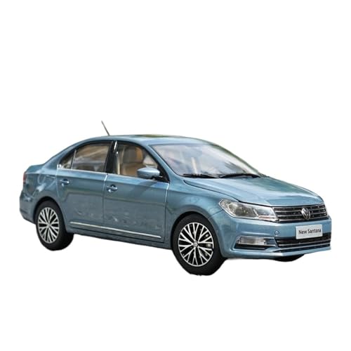 Casting Car Modell 1:18 Für Volkswagen 2017 New Santana Sportwagen Miniaturfahrzeug Simulation Geschenk Display Sammlung Dekoration Spielzeugauto(Blau) von SYYANFEI