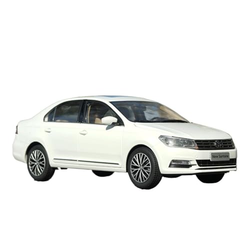 Casting Car Modell 1:18 Für Volkswagen 2017 New Santana Sportwagen Miniaturfahrzeug Simulation Geschenk Display Sammlung Dekoration Spielzeugauto(White) von SYYANFEI