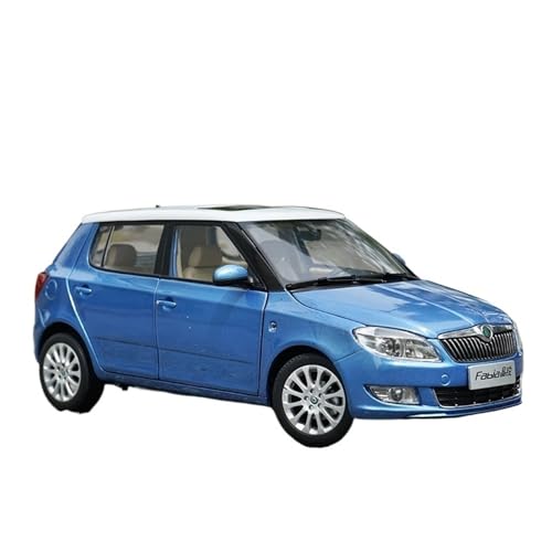 Casting Car Modell 1:18 Für Volkswagen Skoda Neue Kristall Off-Road Modell Auto Metall Statische Display Urlaub Geschenk Sammlung Spielzeugauto(Blau) von SYYANFEI