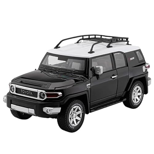 Casting Car Modell Diecast 1/24 Für Maßstab T Oyota FJ Cruiser SUV Legierung Automodell Druckguss Metall Geländewagen Automodell Simulation Sound Licht Sammlerstücke Ornamente Spielzeug Geschenk Spiel von SYYANFEI