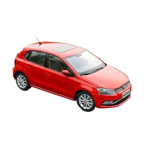 Casting Car Modell Druckguss 1:18 Für Den Neuen Polo 2016 Maßstab Skoda Fabia Scout Simulation Statisches Automodell Aus Legierung Fans-Kollektion Heimdekoration Metallornamente Spielzeugauto(Rot) von SYYANFEI