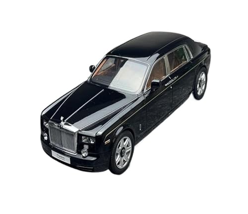 Guss Auto Modell Maßstab 1/18 Für Rolls-Royce Phantom EWB Metallmodell Automodell Sammeln Statisches Ornament Fahrzeuge spielzeugauto(Schwarz) von SYYANFEI