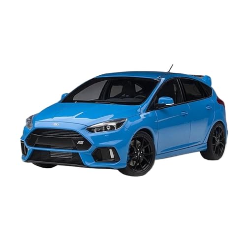 Guss Auto Modell Maßstab 1:18 Für Ford Focus RS 2016 Legierung Volle Offene Auto Modell Statische Geburtstag Präsentieren Fahrzeuge spielzeugauto(Blau) von SYYANFEI
