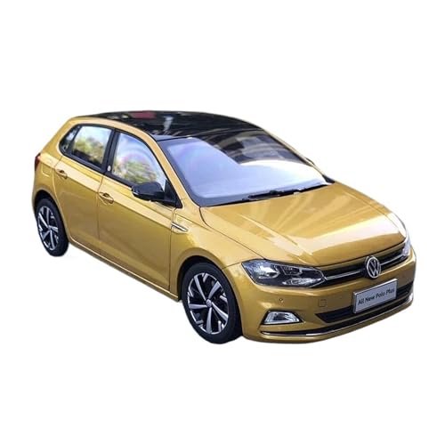 Guss Auto Modell Maßstab 1:18 Für Volkswagen All New Polo Plus Legierung Automodell Statisches Ornament An Einen Freund Senden Fahrzeuge spielzeugauto von SYYANFEI