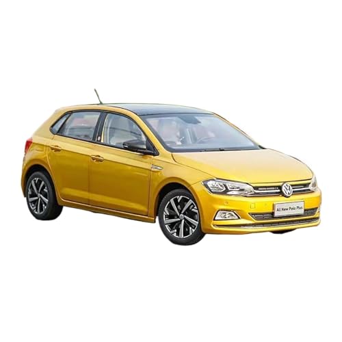 Guss Auto Modell Maßstab 1:18 Für Volkswagen All New Polo Plus Special Edition Metallautomodell Fertige Sammlungsanzeige Fahrzeuge spielzeugauto von SYYANFEI