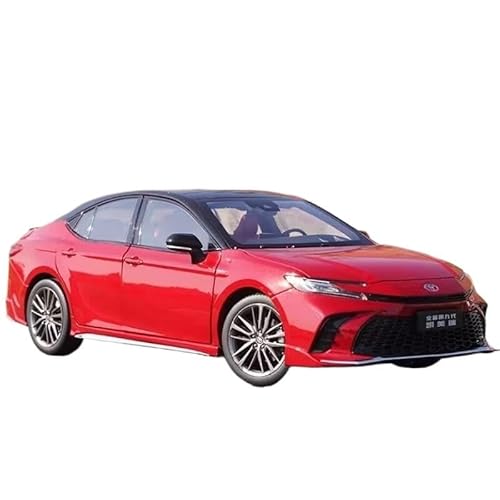 Miniatur Motorfahrzeug-Modelle Druckguss 1/18 Für Maßstab TOYOTA Camry Legierung Automodell Metallfahrzeuge Automodell Miniatursimulation OY Geschenk Fansammlung Heimdekoration Spielzeugauto(Rot) von SYYANFEI