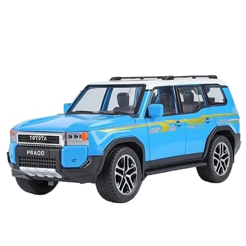 Miniatur Motorfahrzeug-Modelle Druckguss 1/24 Für Maßstab Toyota PRADO Land Cruiser LC250 Legierung Automodell Druckguss Metall Geländewagen Modell Sound Und Licht Sammlung Ornamente Spielzeug Geschen von SYYANFEI
