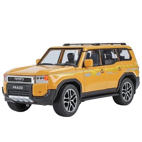 Miniatur Motorfahrzeug-Modelle Druckguss 1/24 Für Maßstab Toyota PRADO Land Cruiser LC250 Legierung Automodell Druckguss Metall Geländewagen Modell Sound Und Licht Sammlung Ornamente Spielzeug Geschen von SYYANFEI