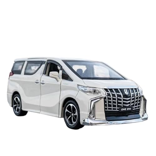 Miniatur Motorfahrzeug-Modelle Druckguss 1:32 Für Maßstab Alphard MPV Legierung Modell Metall Fahrzeuge Auto Modell Simulation Sammlung Sound Und Sammlung Ornamente Spielzeug Geschenk Spielzeugauto(Wh von SYYANFEI
