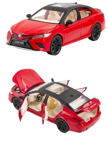 Miniatur Motorfahrzeug-Modelle Druckguss-Automodell Im Maßstab 1:24 Für Toyota Camry MPV Legierung Metall Spielzeugfahrzeuge, Simulation Sound/Licht Spielzeug Fan-Kollektion Heimdekoration Spielzeugau von SYYANFEI