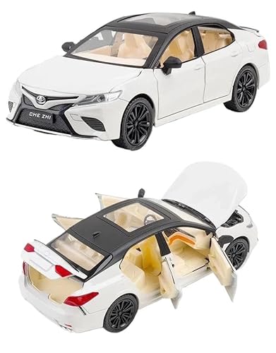 Miniatur Motorfahrzeug-Modelle Druckguss-Automodell Im Maßstab 1:24 Für Toyota Camry MPV Legierung Metall Spielzeugfahrzeuge, Simulation Sound/Licht Spielzeug Fan-Kollektion Heimdekoration Spielzeugau von SYYANFEI