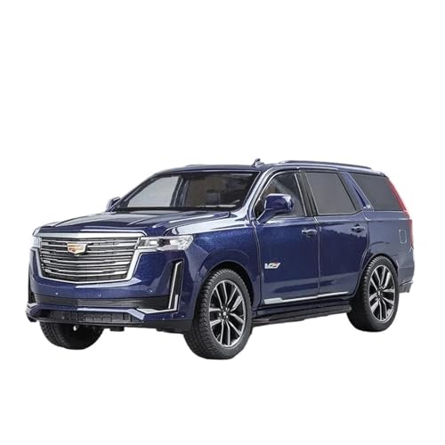 Miniatur Motorfahrzeug-Modelle Proportionen Replika 1:24 Cadillac Escalade SUV Legierung Auto Druckguss Metall Modell Sound Und Licht Spielzeug Sound Und Licht Desktop Sammlung Dekoration Geschenk Dis von SYYANFEI