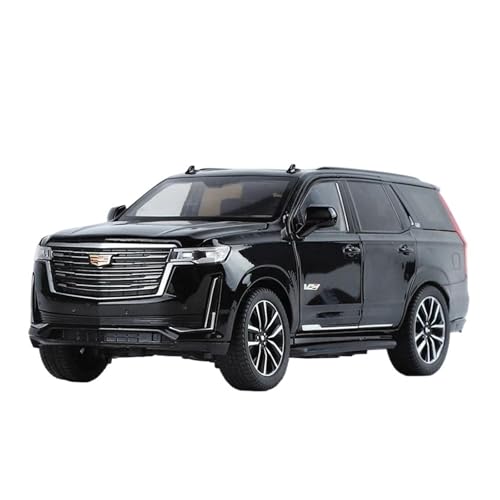 Miniatur Motorfahrzeug-Modelle Proportionen Replika 1:24 Cadillac Escalade SUV Legierung Auto Druckguss Metall Modell Sound Und Licht Spielzeug Sound Und Licht Desktop Sammlung Dekoration Geschenk Dis von SYYANFEI
