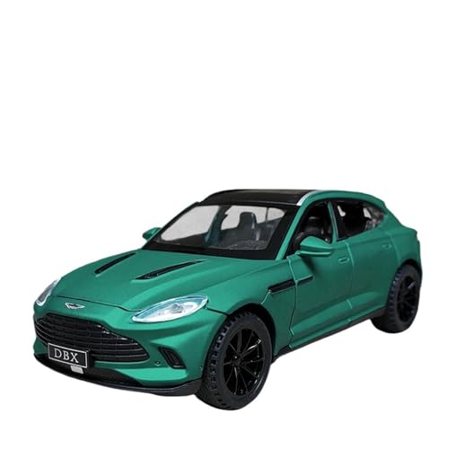 Miniaturen 1:32 Für Aston Martin DBX Offroad-Miniaturauto Mit Offener Tür Und Metalloberfläche Sound- Und Lichtspielzeug Spielfahrzeuge(Grün) von SYYANFEI