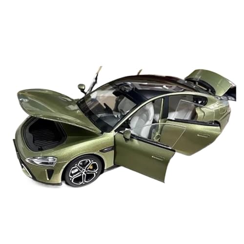 SYYANFEI Auto Modell 1/24 XIAOMI SU7 Automodell Su-7 Legierung Simulation Statisches Auto Spielzeug Fertig Miniaturfahrzeug Sammlung Jungen Jungen Mädchen Geschen(Grün) von SYYANFEI
