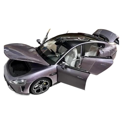SYYANFEI Auto Modell 1/24 XIAOMI SU7 Automodell Su-7 Legierung Simulation Statisches Auto Spielzeug Fertig Miniaturfahrzeug Sammlung Jungen Jungen Mädchen Geschen(Purple) von SYYANFEI
