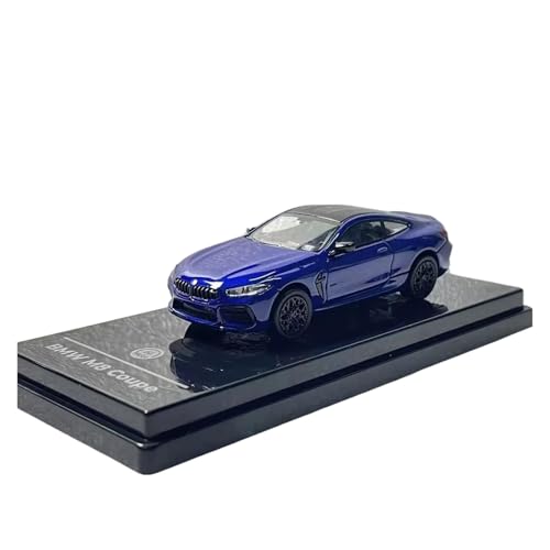 SYYANFEI Auto Modell 1/64 Für BMW M8 Coupe Sportwagen Druckgusslegierung Simulation Auto Modell Junge Souvenir Sammlung Jungen Mädchen Geschen(Blau) von SYYANFEI