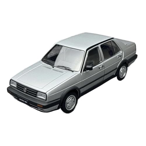 SYYANFEI Auto Modell 1:18 Für VW Jetta GT MK2 Klassische Retro Legierung Auto Modell Fertig Miniatur Fahrzeug Sammlung Display Junge Jungen Mädchen Geschen(Gray) von SYYANFEI