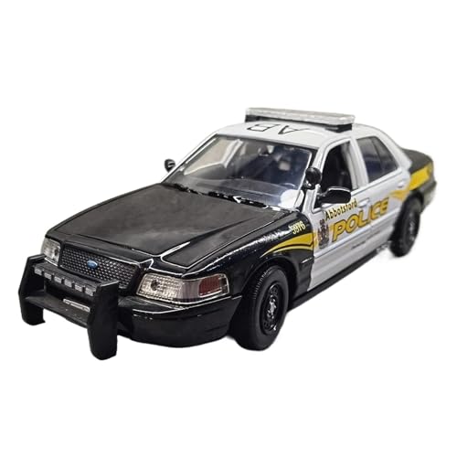 SYYANFEI Auto Modell 1:24 Für Red River 2010 Ford Victoria Polizeiauto Interceptor Legierung Oldtimer Modell Sammlung Ornament Jungen Mädchen Geschen von SYYANFEI