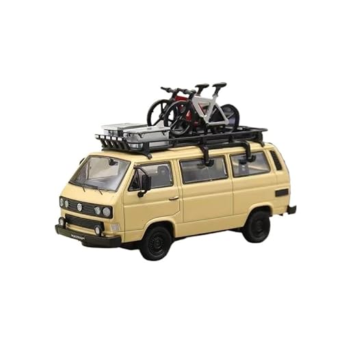 SYYANFEI Auto Modell 1:64 für Van 1985 T3 Cast Metall Modell Auto Hobbyist Adultsuper Cool Klassische Sammler Spielzeug Geschenke Jungen Mädchen Geschen(Yellow) von SYYANFEI