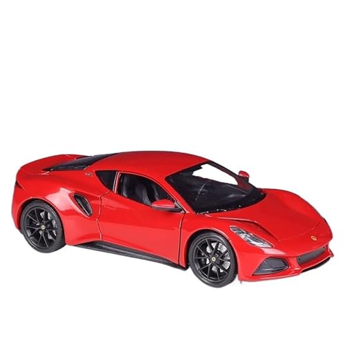 SYYANFEI Auto Modell Maßstab 1:24 Druckguss-Metall Lutus Lotus Sportwagen Legierung Automodell Statische Spielzeuge Für Erwachsene Sammlerstücke Jungen Mädchen Geschen(Rot) von SYYANFEI