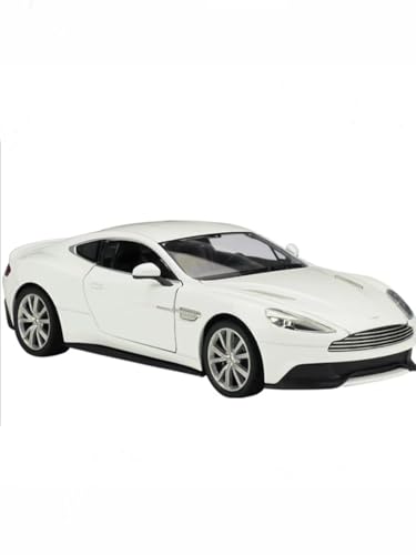 SYYANFEI Auto Modell Maßstab 1:24 Für Aston Martin Vanquish DBS Aus Druckgussmetall Legierung Automodell, Spielzeug Fans Für Sammeln Statische Anzeige Jungen Mädchen Geschen(White) von SYYANFEI