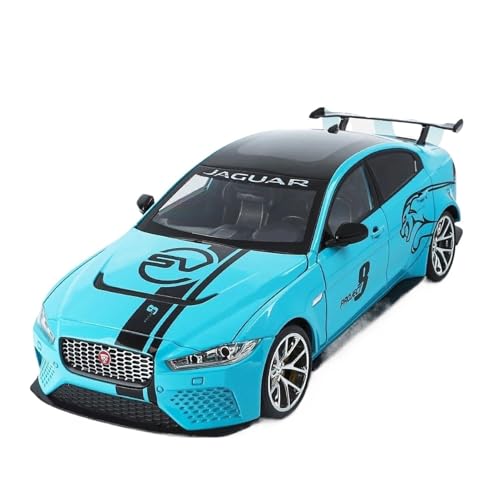SYYANFEI Casting Car Modell 1/18 Für Jaguar XE SV Projekt 8 SUV Supercar Spielzeug Fahrzeuge Sammlung Erwachsene Jungen Memorial Geschenke Spielzeugauto(Blau) von SYYANFEI