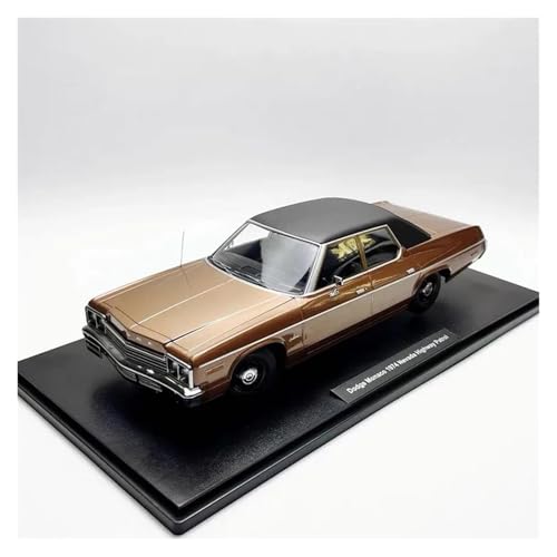 SYYANFEI Casting Car Modell 1/18 Für Monaco 1974 KK Modell Legierung Statische Diecast Fahrzeug Sammlung Memorial Hobby Spielzeug Geschenk Spielzeugauto(Yellow) von SYYANFEI