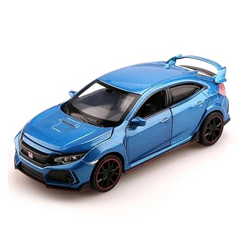 SYYANFEI Casting Car Modell 1/32 Für Type-R Druckguss-Spielzeugfahrzeuge Aus Metall. Authentische Details Für Endlose Spielerische Abenteuer Spielzeugauto(Blau) von SYYANFEI