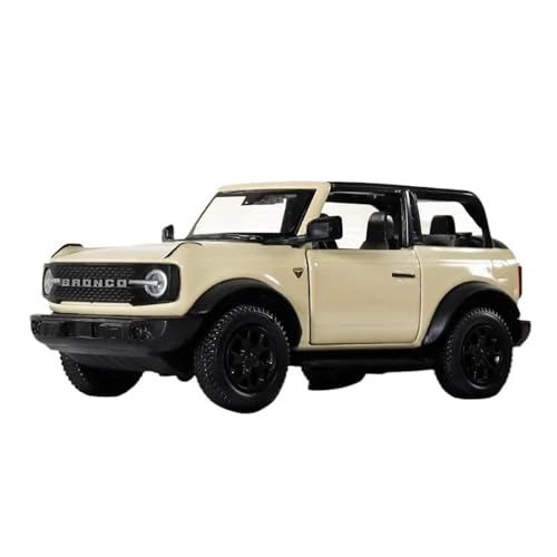 SYYANFEI Casting Car Modell 1/36 Für Ford Bronco 911 GTS Legierung Automodell Metalldruckguss Spielzeugfahrzeuge Sammlerstücke Spielzeugauto(White) von SYYANFEI