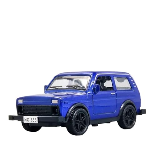 SYYANFEI Casting Car Modell 1/36 Für Simulation Lada Pull Back Spielzeugauto Legierung Druckguss Fahrzeuge Junge Geschenke Spielzeugauto(Blau) von SYYANFEI