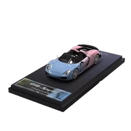 SYYANFEI Casting Car Modell 1/64 Für Spyder 918 Cabrio Sport Legierung Sammlung Spielzeug Fahrzeug Modell Sammlung Oder Desktop Display Geschenk Spielzeugauto(Blau) von SYYANFEI