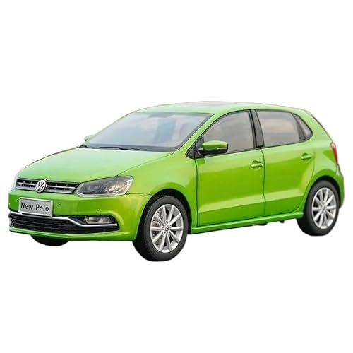 SYYANFEI Casting Car Modell 1: 18 Für Neue POLO2016 Legierung Auto Modell Statische Ornament Sammlung Geschenk Display Spielzeugauto(Grün) von SYYANFEI