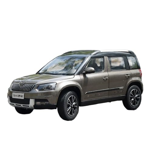 SYYANFEI Casting Car Modell 1: 18 Für Volkswagen Skoda Yeti Off-Road Spielzeug Auto Statische Metall Fahrzeug Dekoration Geschenk Sammlung Display Spielzeugauto(Dark Gray) von SYYANFEI