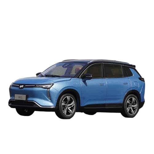 SYYANFEI Casting Car Modell 1: 18 Für Weima W6 Neue Energie Metall Modell Auto Fahrzeug Dekoration Display Geschenke Sammlung Spielzeugauto(Blau) von SYYANFEI