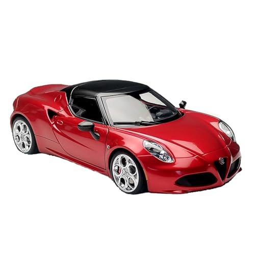 SYYANFEI Casting Car Modell 1:18 Für Alfa Romeo 4C Cabrio Hypercar Metall Modell Auto Enthusiasten Erwachsene Teens Jungen Geschenk Spielzeugauto SYYANFEI Casting Car Modell 1:18 Für Alfa Romeo 4C Cabrio Hypercar Metall Modell Auto Enthusiasten Erwachsene Teens Jungen Geschenk Spielzeugauto von SYYANFEI