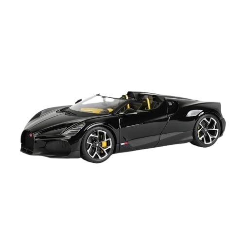 SYYANFEI Casting Car Modell 1:18 Für Bugatti Mistral Alloy Sports Druckgussfahrzeuge Sammlerstück Erwachsene Jungen Geburtstagsideen Geschenk Spielzeugauto(Schwarz) von SYYANFEI