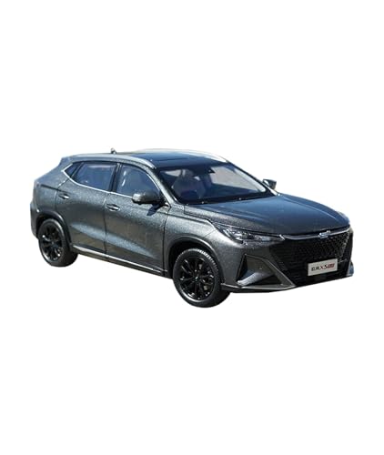 SYYANFEI Casting Car Modell 1:18 Für Changan Auchan X5 Plus Volle SUV Miniatur Auto Metall Fahrzeug Dekoration Display Geschenke Sammlung Spielzeugauto(Gray) von SYYANFEI