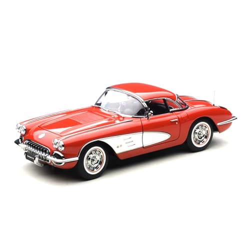 SYYANFEI Casting Car Modell 1:18 Für Chevrolet Corvette 1958 Vintage Classic Cars Statische Dekoration Metall Ornament Fans Sammlung Geschenk Spielzeugauto SYYANFEI Casting Car Modell 1:18 Für Chevrolet Corvette 1958 Vintage Classic Cars Statische Dekoration Metall Ornament Fans Sammlung Geschenk Spielzeugauto von SYYANFEI