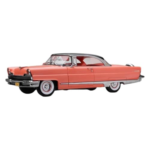 SYYANFEI Casting Car Modell 1:18 Für Coral 1956 Retro Classic Alloy Diecast Mode Auto Fahrzeug Fans Sammlung Display Geschenk Spielzeugauto(Orange) von SYYANFEI