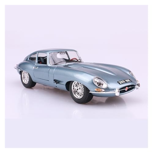SYYANFEI Casting Car Modell 1:18 Für Jaguar E-Type Coupé Statisch Fertiges Klassisches Muscle-Car-Modell Aus Legierung Spielzeugauto(Blau) von SYYANFEI
