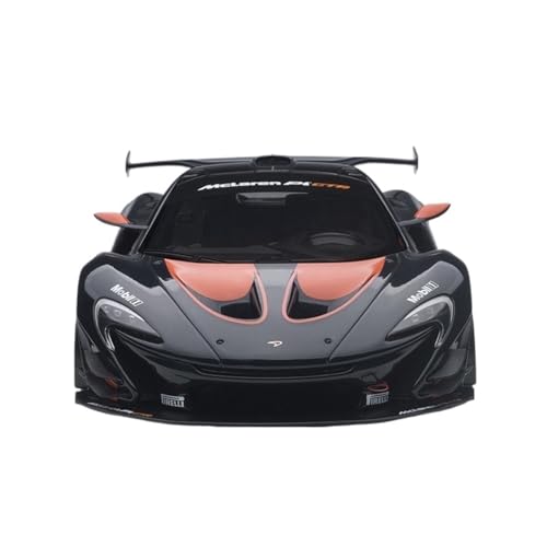 SYYANFEI Casting Car Modell 1:18 Für McLaren P1 GTRS Racing Sports Metallmodellauto Fan Collection Souvenir Home Statische Dekoration Spielzeugauto(Schwarz) von SYYANFEI