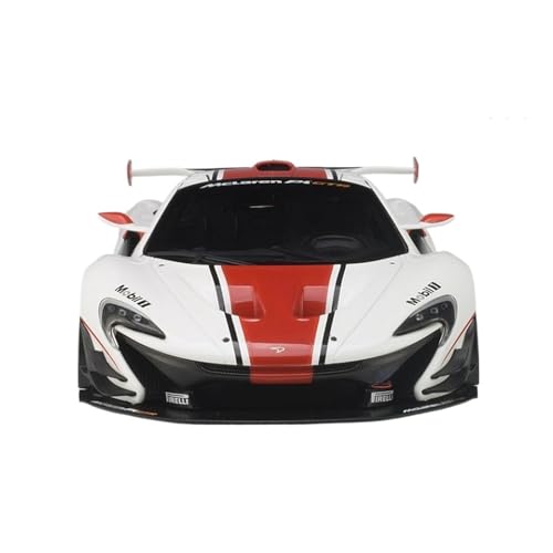 SYYANFEI Casting Car Modell 1:18 Für McLaren P1 GTRS Racing Sports Metallmodellauto Fan Collection Souvenir Home Statische Dekoration Spielzeugauto(White) von SYYANFEI