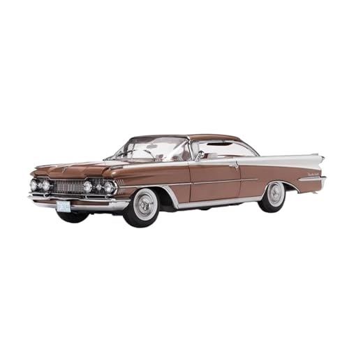 SYYANFEI Casting Car Modell 1:18 Für Oldsmobile 1959 Legierung Klassische Diecast Modell Auto Hobby Spielzeug Sammlung Party Szene Dekorationen Spielzeugauto(Yellow) von SYYANFEI
