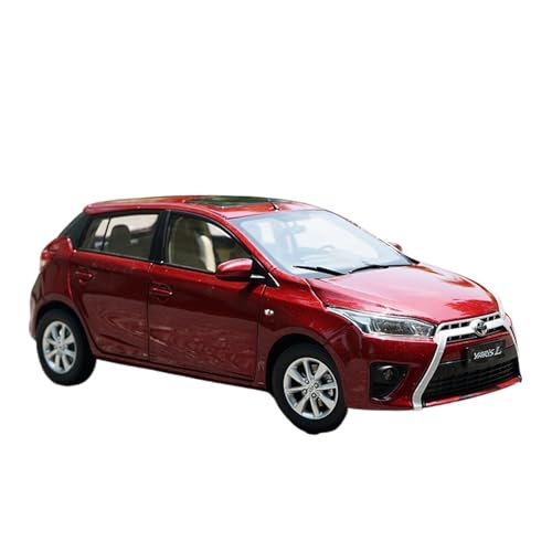SYYANFEI Casting Car Modell 1:18 Für Toyota Yaris Geländewagen Legierung Display Geschenk Sammlung Freunde Und Verwandte Spielzeugauto(Rot) von SYYANFEI